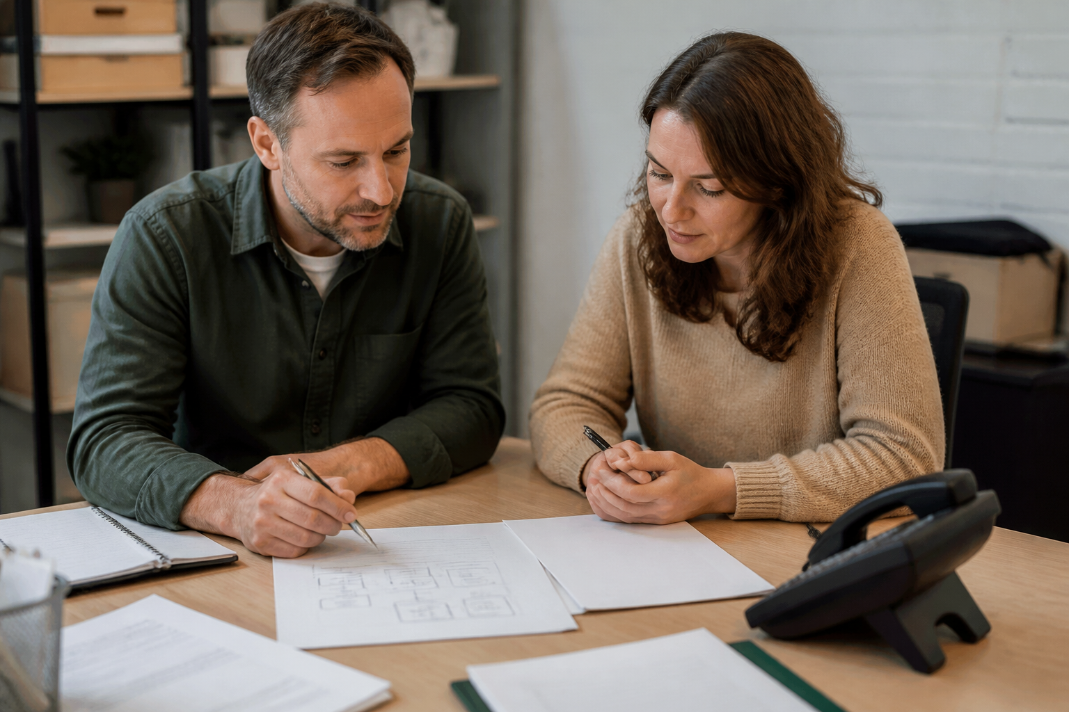 Small business team mapping call handover and callback ownership