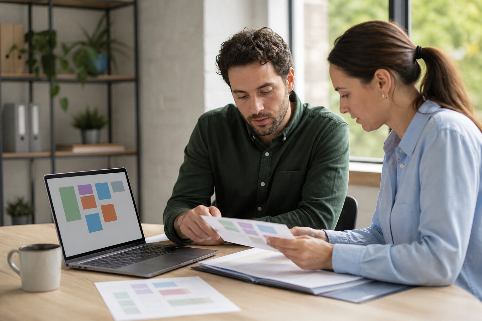 small business team safely reviewing customer data before a spreadsheet migration