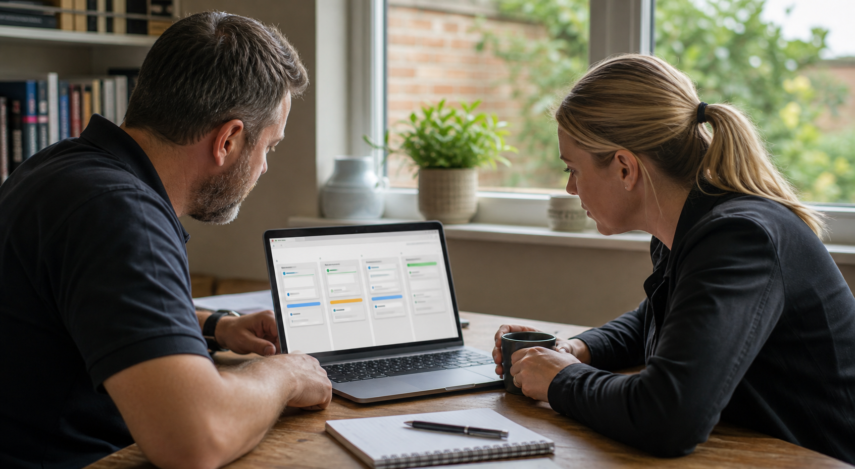 quote to invoice software UK completion handover and record review