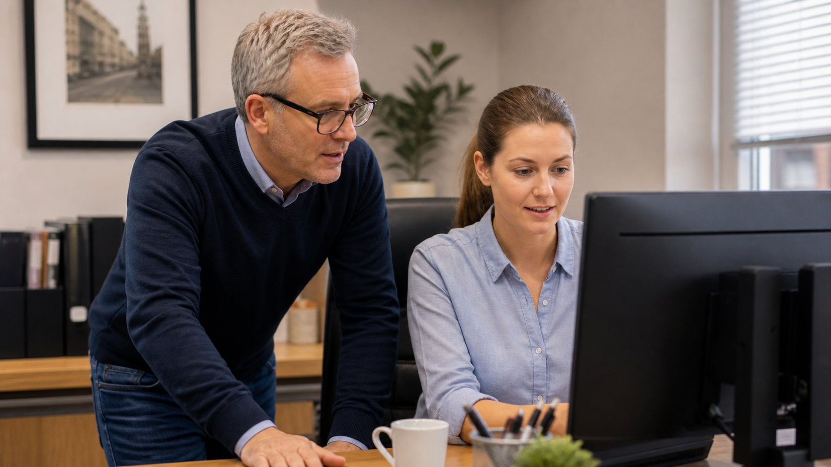 ai phone answering gdpr uk call handover being reviewed by a business owner