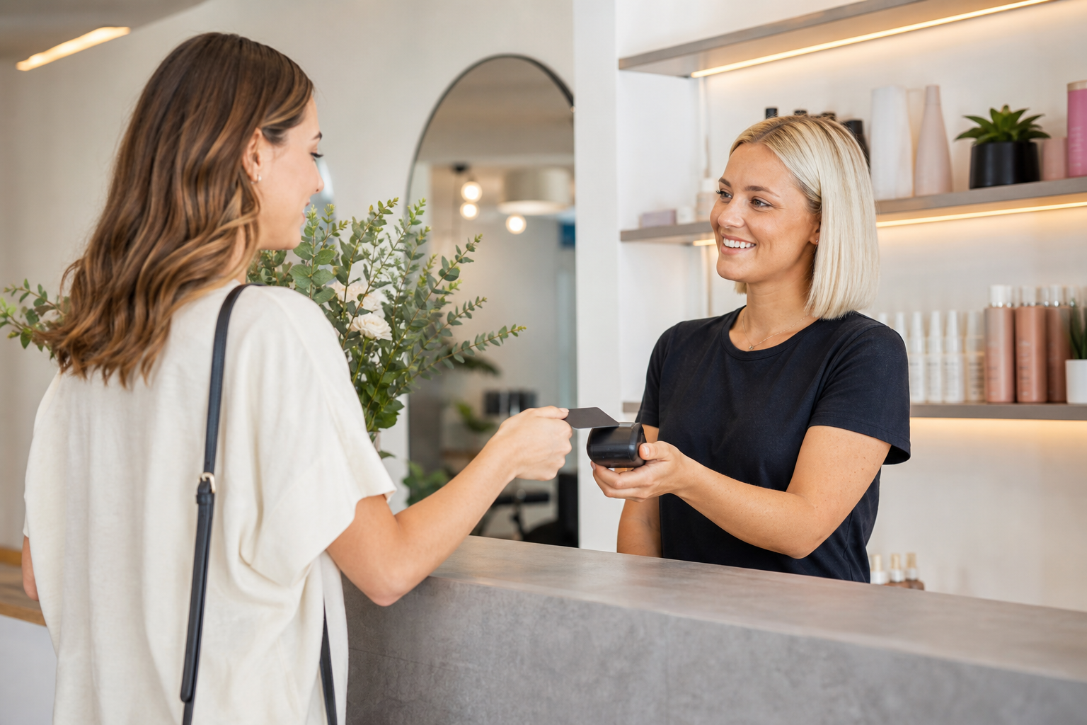 website payment integration taking a deposit during online booking