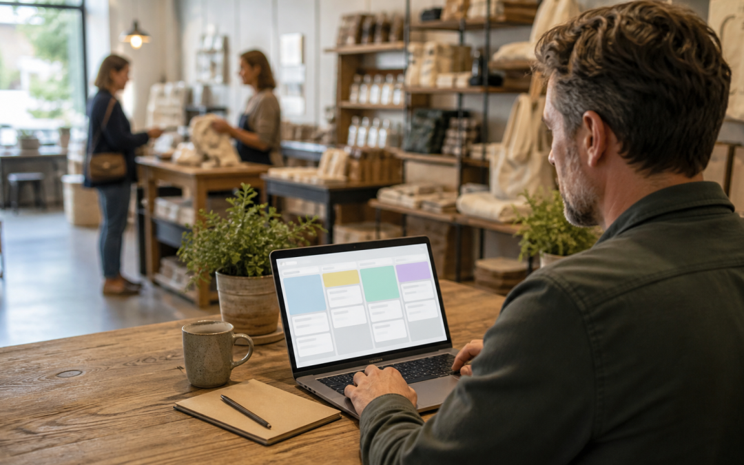 ai assistant for business owners managing customer tasks in a small shop
