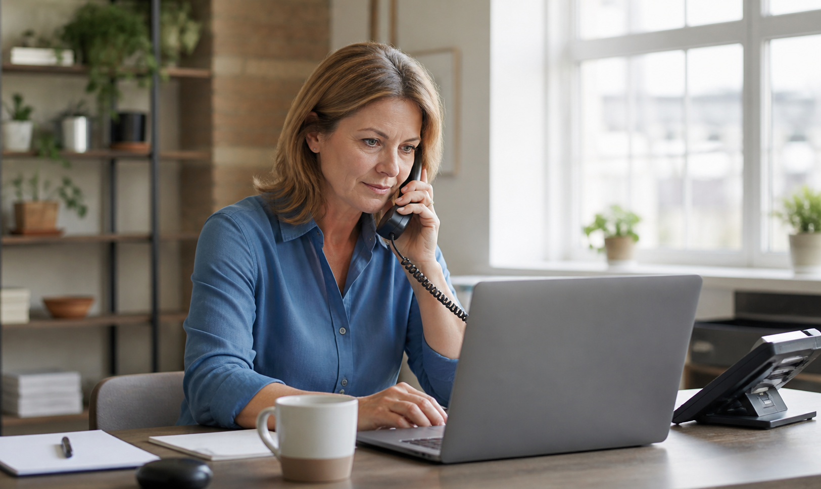 ai disclosure rules uk business owner reviewing a call process