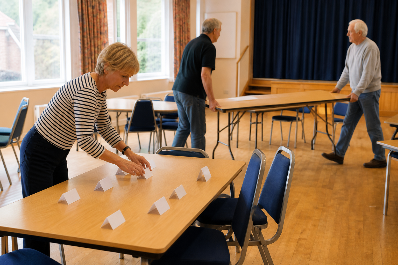 technology for charities uk shown as a volunteer updating donor records